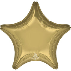 Golden Star Foil Balloon - 18 Inch - Pack of 5