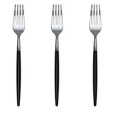 Trendables Forks Black/Silver | 40 Count