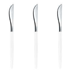 Trendables Knives White/Silver | 40 Count