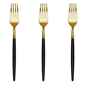 Trendables Forks Black/Gold | 40 Count