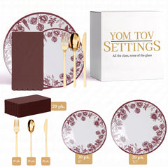 Service for 20 | Kippur & Candlelight - Gold