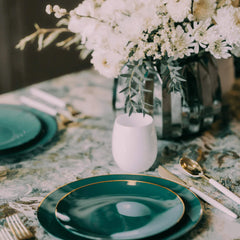 12 Oz. Stemless Wine Tumblers 6 Count | White