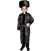 Black Rabbi Coat - Kids