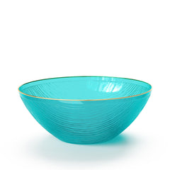 16 Oz. Turquoise Weave Plastic Bowls | 30 Count