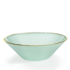 16 Oz. Green Luster Plastic Bowls | 30 Count