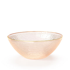 16 Oz. Pink Weave Plastic Bowls | 30 Count