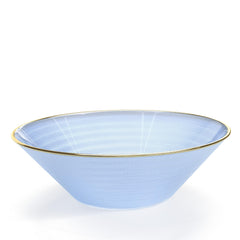 16 Oz. Blue Luster Plastic Bowls | 90 Count