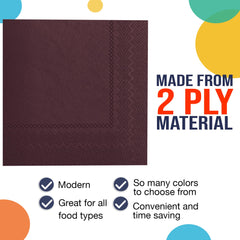Brown Luncheon Napkins | 3600 Pack