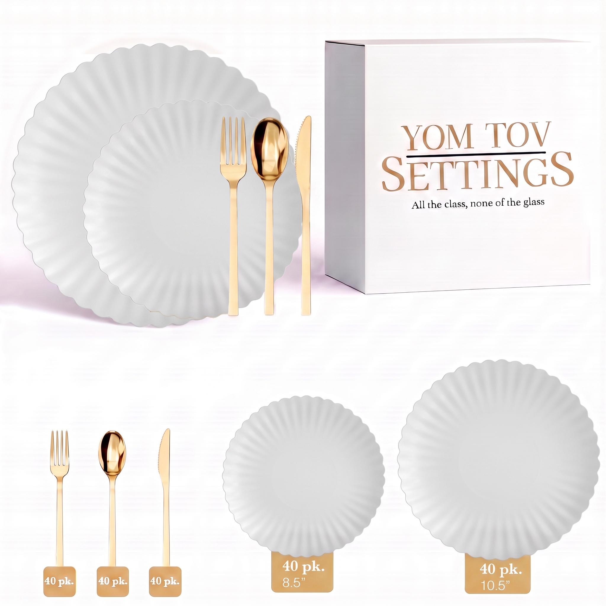 Scalloped Snow Deluxe Set