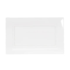 12.75 In. Clear Rectangular Plates | 40 Count