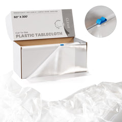 60 In. x 300 Ft. Cut To Size Clear Table Roll