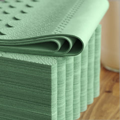 3 Ply Pistachio Green Scalloped Dinner Napkins | 100 Count