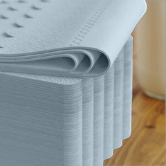 3 Ply Sky Blue Scalloped Dinner Napkins | 100 Count