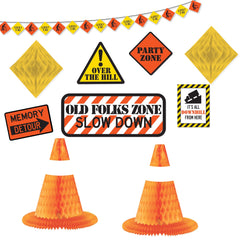 Construction Room Decorating Kit - Pack of 6