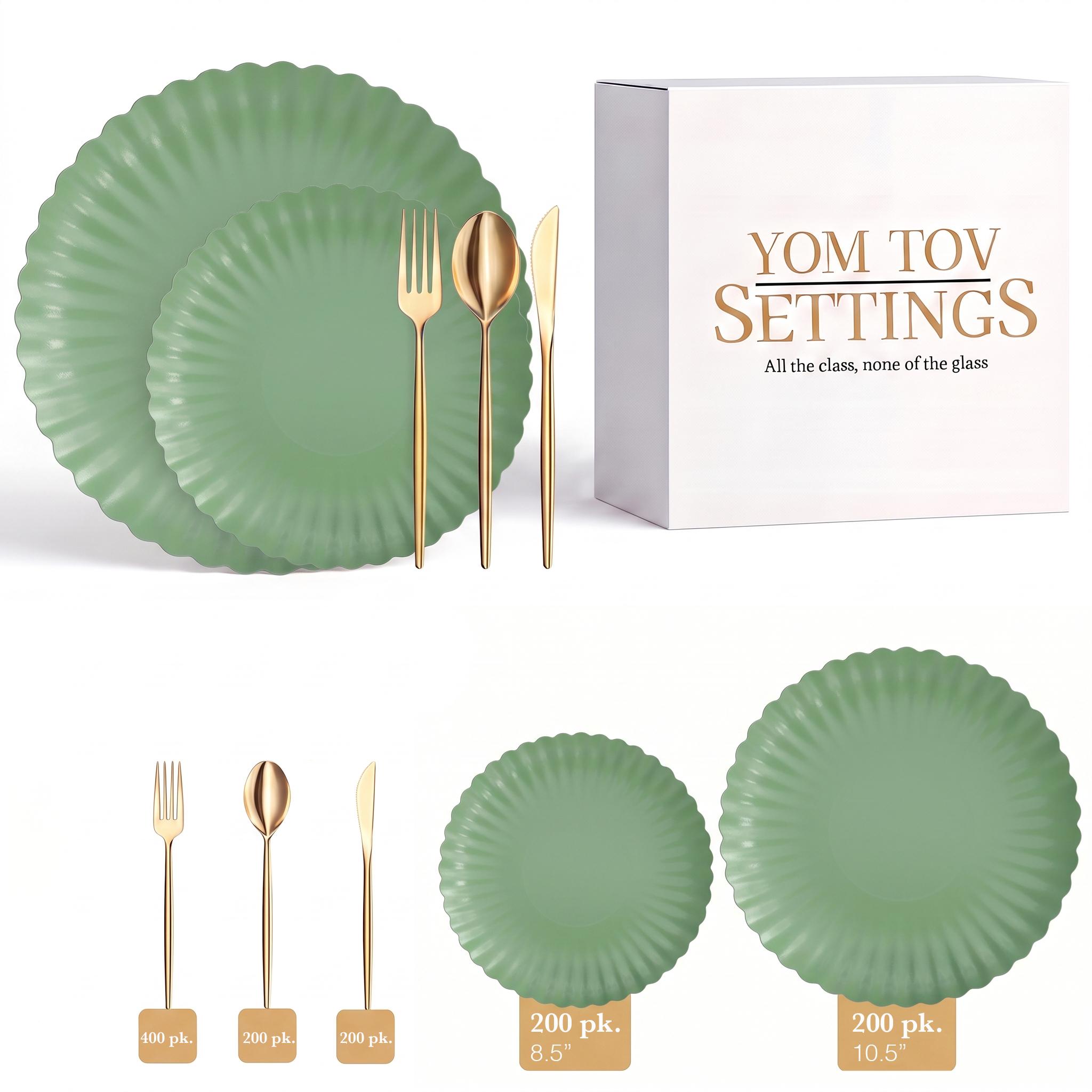 Scalloped Matcha Deluxe Set