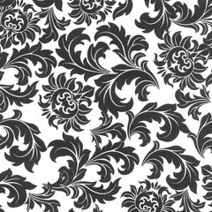 Classic Black Printed Paper Napkins | 100 Count