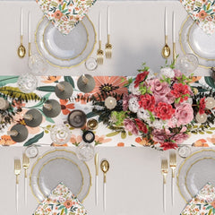 Clear/Gold Petal Plates Combo Pack | 40/40