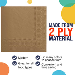 Gold Luncheon Napkins | 3600 Pack