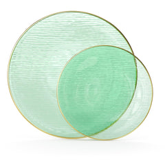 Green Weave Plate Combo | 30 10-inch + 30 7-inch