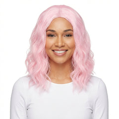 Chic Body Wave Light Pink Wig - Case of 12