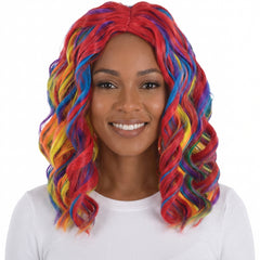 Vibrant Rainbow Body Wave Wig