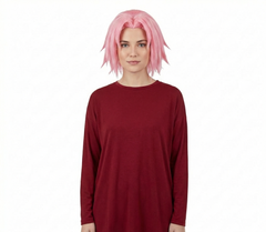 Naruto Sakura Haruno Wig, Pink, One Size - Case of 10
