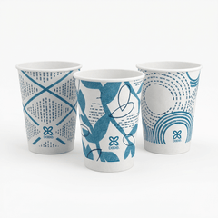 12 Oz. New Style Dixie to Go Insulated Hot Cups | 1000 Count