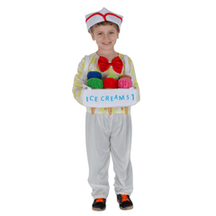 Ice Cream Vendor Costume - Kids