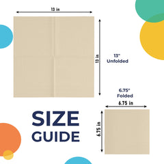 Ivory Luncheon Napkins | 3600 Pack
