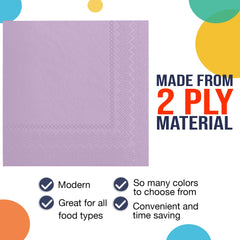 Lavender Luncheon Napkins | 3600 Pack