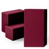 Burgundy Guest Towel Napkins | 80 Count