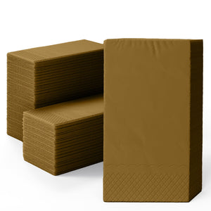 Gold Guest Towel Napkins | 80 Count