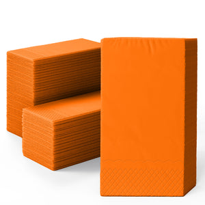 Orange Guest Towel Napkins | 1920 Count