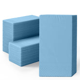 Light Blue Guest Towel Napkins | 80 Count
