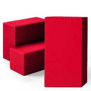 Red Guest Towel Napkins | 1920 Count