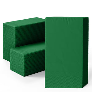 Emerald Green Guest Towel Napkins | 240 Count