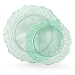 Green Leaf Plate Combo | 30 10-inch + 30 7-inch