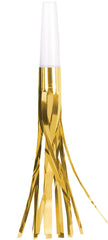 Metallic Fringe Blowout Noisemakers, Black/Gold/Silver, 8-ct - Pack of 12