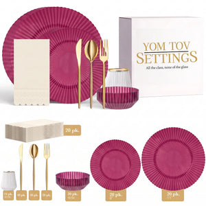 Service for 20 | Mulberry Gold | with Bowls & Cups