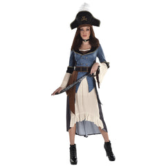 Adult Posh Pirate Blue/Brown Dress - Pack of 2