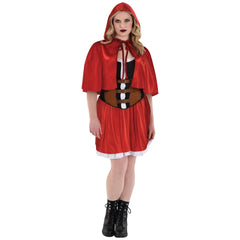 Women's Rebel Red Riding Hood Costume - Pack of 2