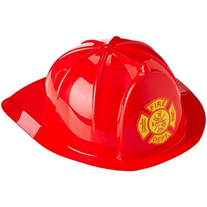 Red Firefighter Helmet - Adults