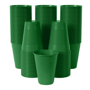 12 Oz. | Emerald Green Plastic Cups | 600 Count