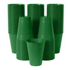 12 Oz. | Emerald Green Plastic Cups | 600 Count