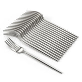 Gloss Silver Plastic Forks | 40 Count