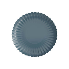 8.5 In. Scalloped Slate Blue Paper Plates | 200 Count