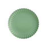 8.5 In. Scalloped Matcha Paper Plates | 200 Count