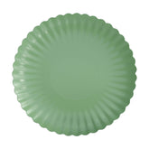 10.5 In. Scalloped Matcha Paper Plates | 200 Count