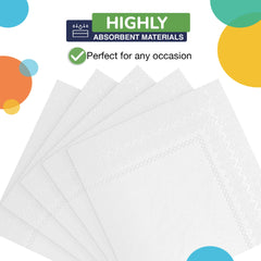 White Beverage Napkins | 3600 Pack