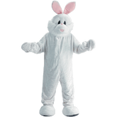 White Easter Bunny Mascot - Adults